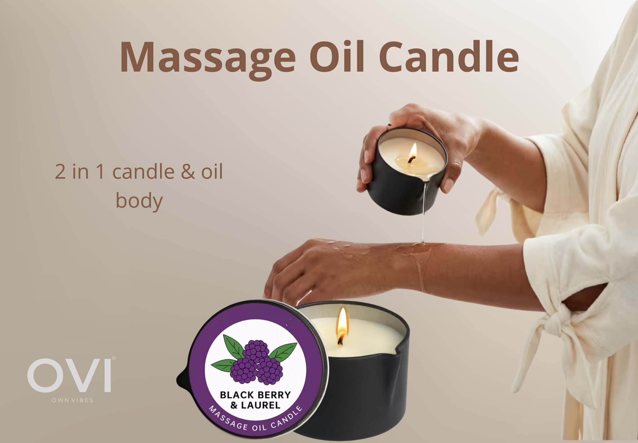OVI Ritual Massage Oil Candle™ - Morning Flow