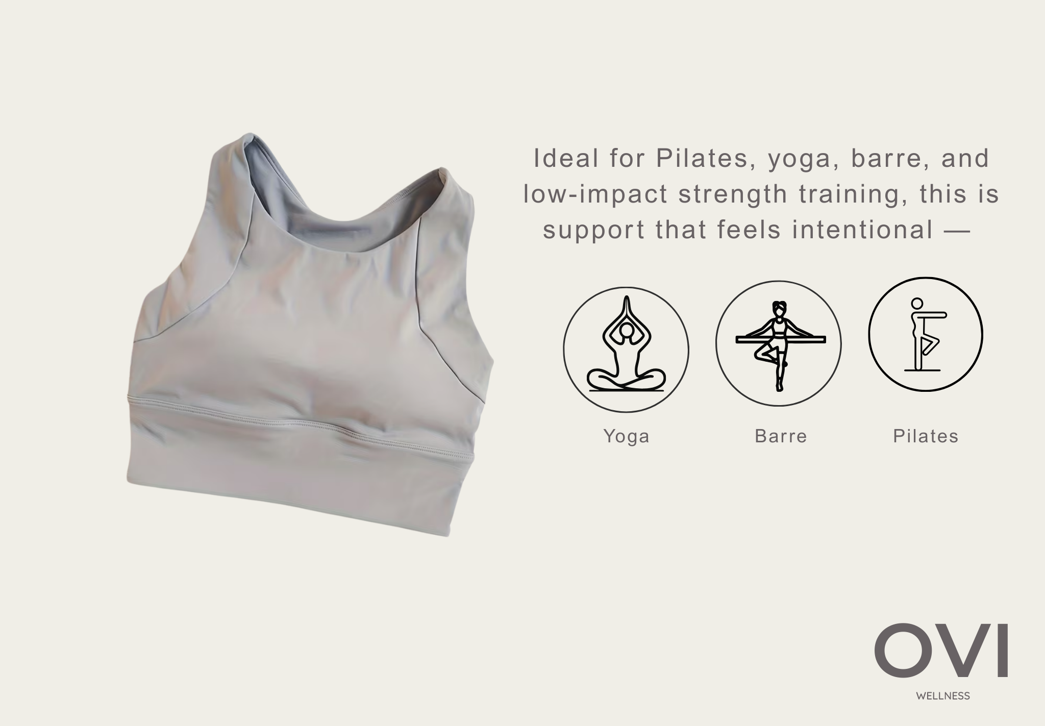 OVI Elite Sports Bra™  Support with Intention. Strength with Elegance.