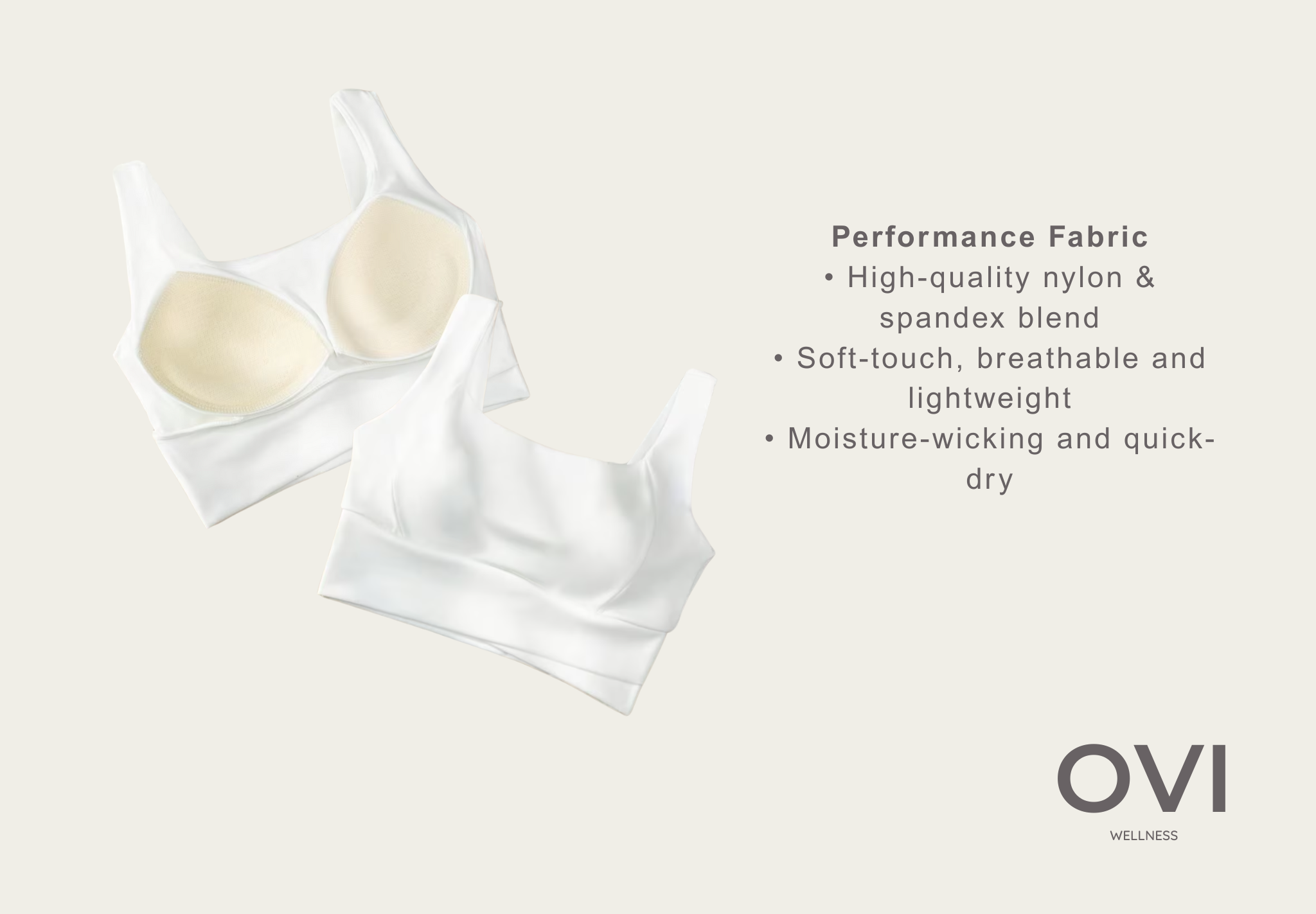 OVI Elite Sports Bra™  Support with Intention. Strength with Elegance.