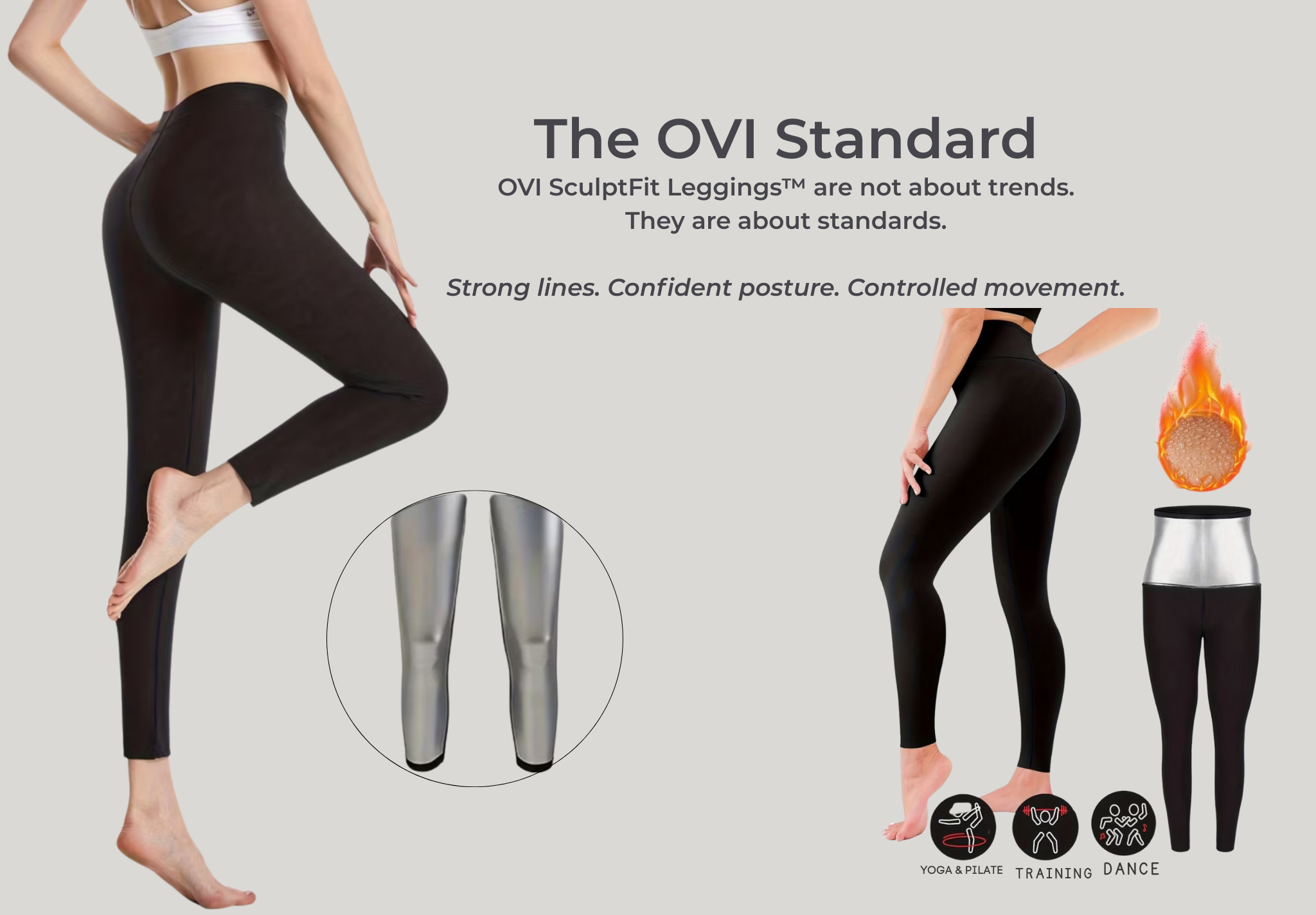 OVI SculptFit Leggings™  Support That Shapes. Elegance That Moves.