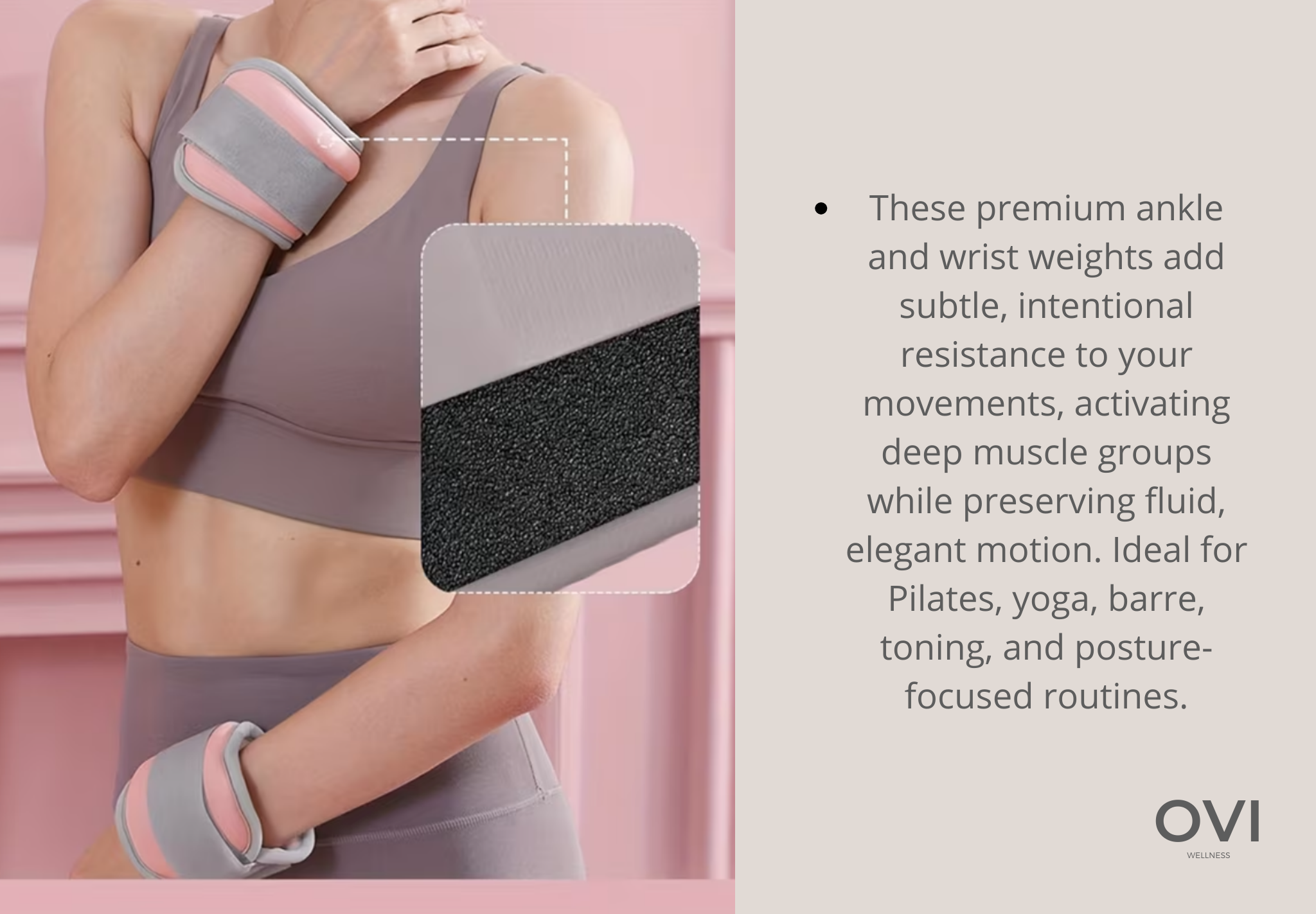 OVI Slow Strength Resistance Cuffs™ (Controlled Resistance. Elegant Strength)