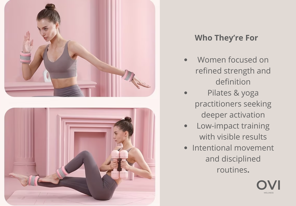 OVI Slow Strength Resistance Cuffs™ (Controlled Resistance. Elegant Strength)